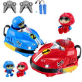 Set of 2 RC Bumper Cars with Ejecting Robots