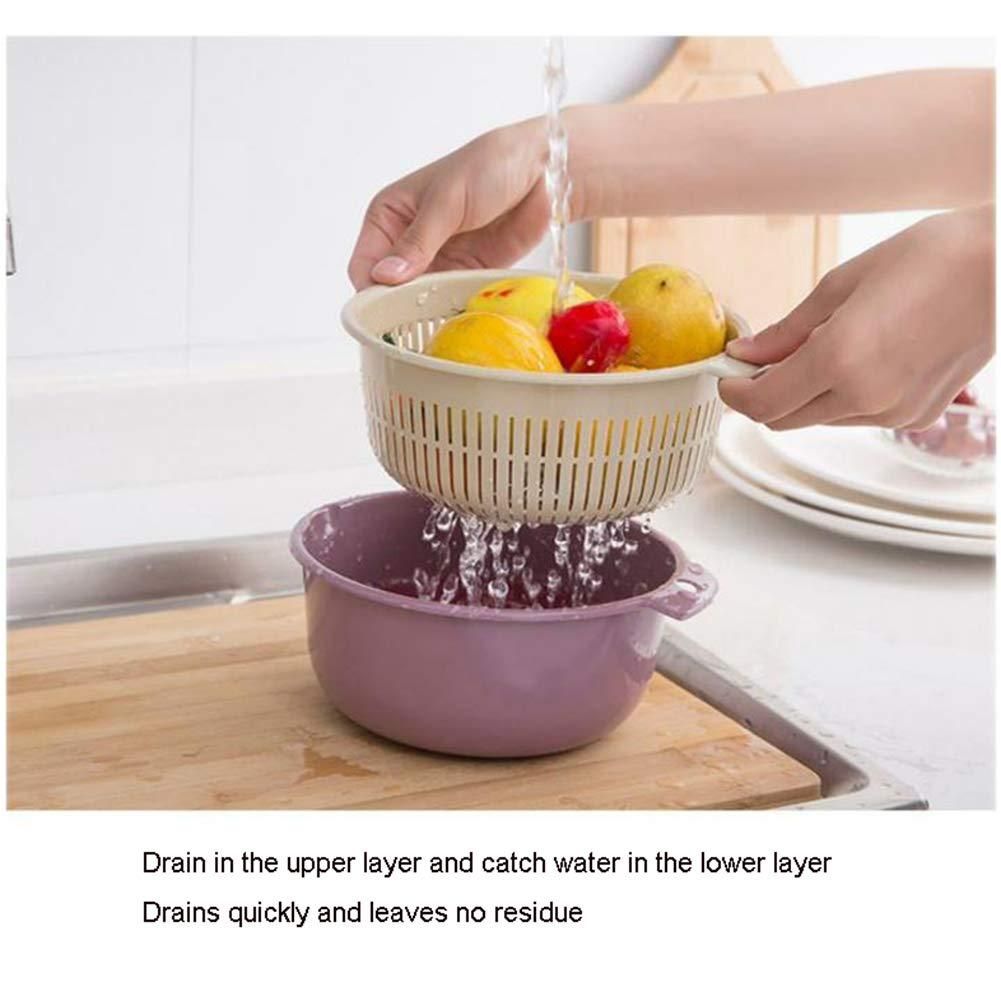 Kitchen Double Layer Drain Basket
