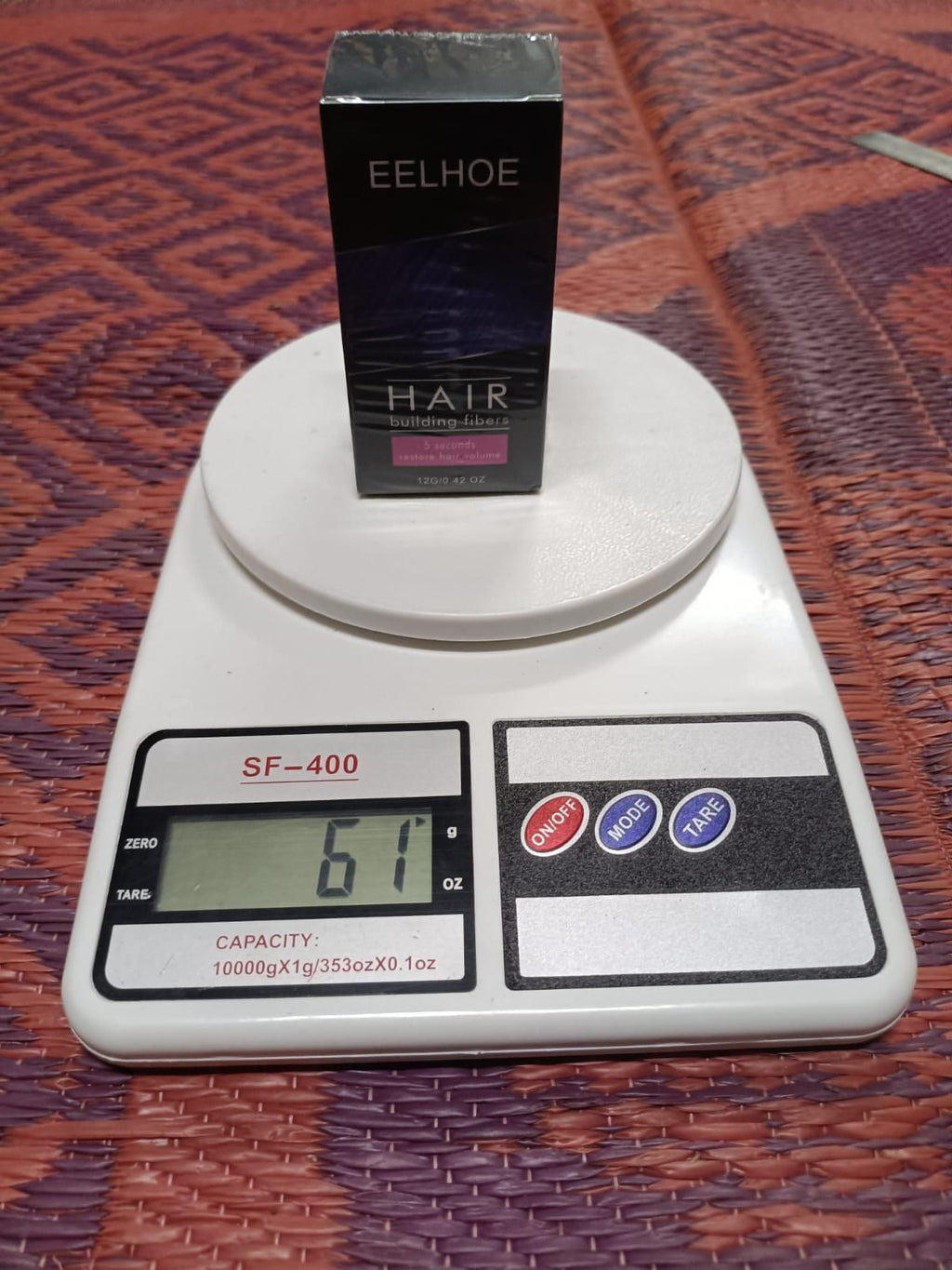 Hair Building Fiber Powder - Natural Hair Thickening Fiber for Men & Women