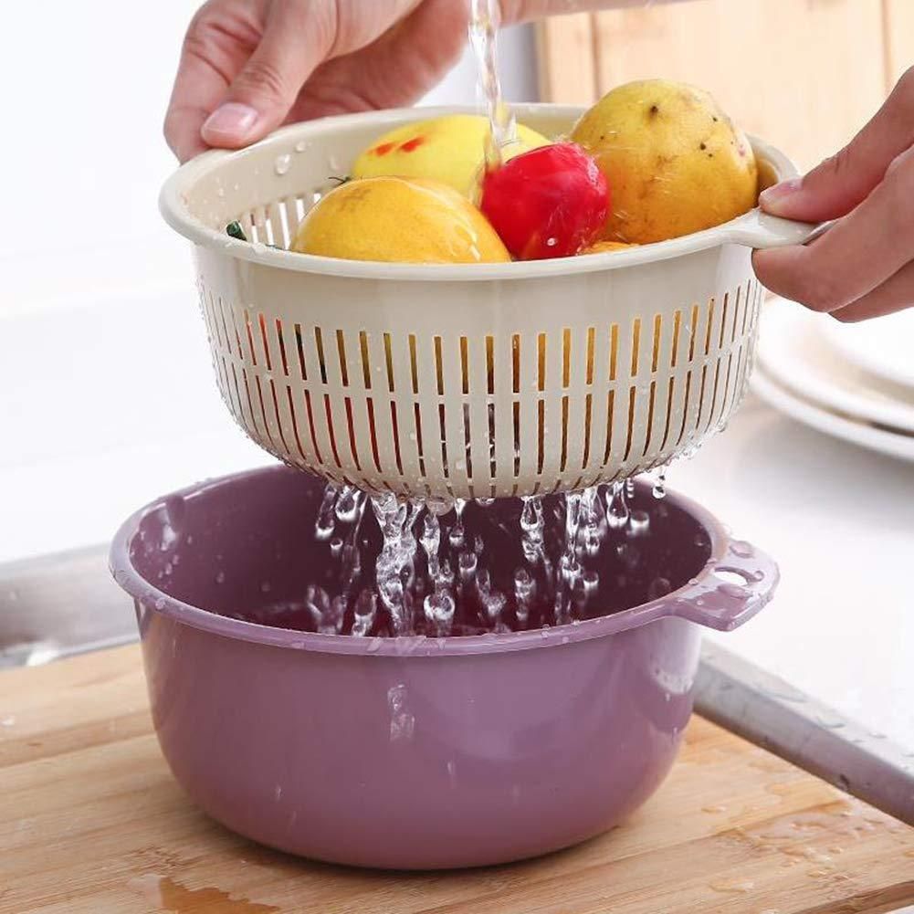 Kitchen Double Layer Drain Basket